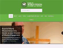 Tablet Screenshot of moravianmission.org